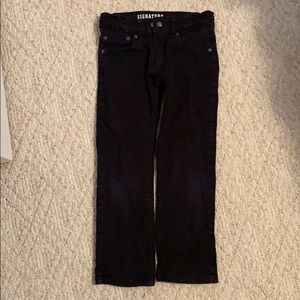 Levi Boys black skinny jeans